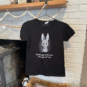 NWOT Tee Turtle "Somebunny loves you. It's just not me." Tee Shirt | Size S